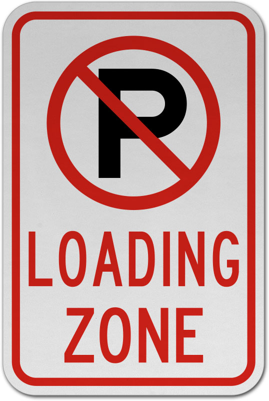 No Parking Sign By SmartSign 10 x 14 Aluminum Notice Loading Area No Parking Sign By SmartSign 10 x 14 Aluminum Notice Loading Area